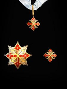 Distinction: The Sacred Military Constantinian Order of St George, Italy Rank: Knight Commander of merit with star (KCCO) Date: 1.11.2005 awarded by HE Cardinal Cormac Murphy-O´Connors