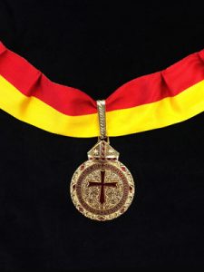 Distinction: Insignia of honor of the SENATE OF THE PHILOSOPHICAL-THEOLOGICAL UNIVERSITY BENEDICT XVI., HEILIGENKREUZ, AUSTRIA. Rank: - Date: 05.11.2013 awarded by H.E. abbot Maximilian Heim COist at the AT THE PHILOSOPHICAL-THEOLOGICAL UNIVERSITY BENEDICT XVI., HEILIGENKREUZ, AUSTRIA.